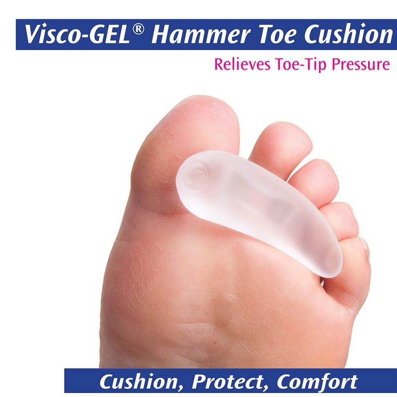 PediFix Visco-gel Hammer Toe Cushion, Large Left - Image 2
